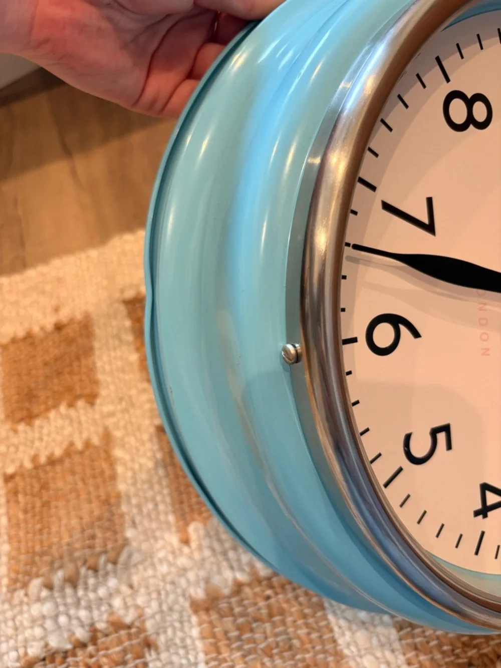 Vintage Blue Newgate Clock